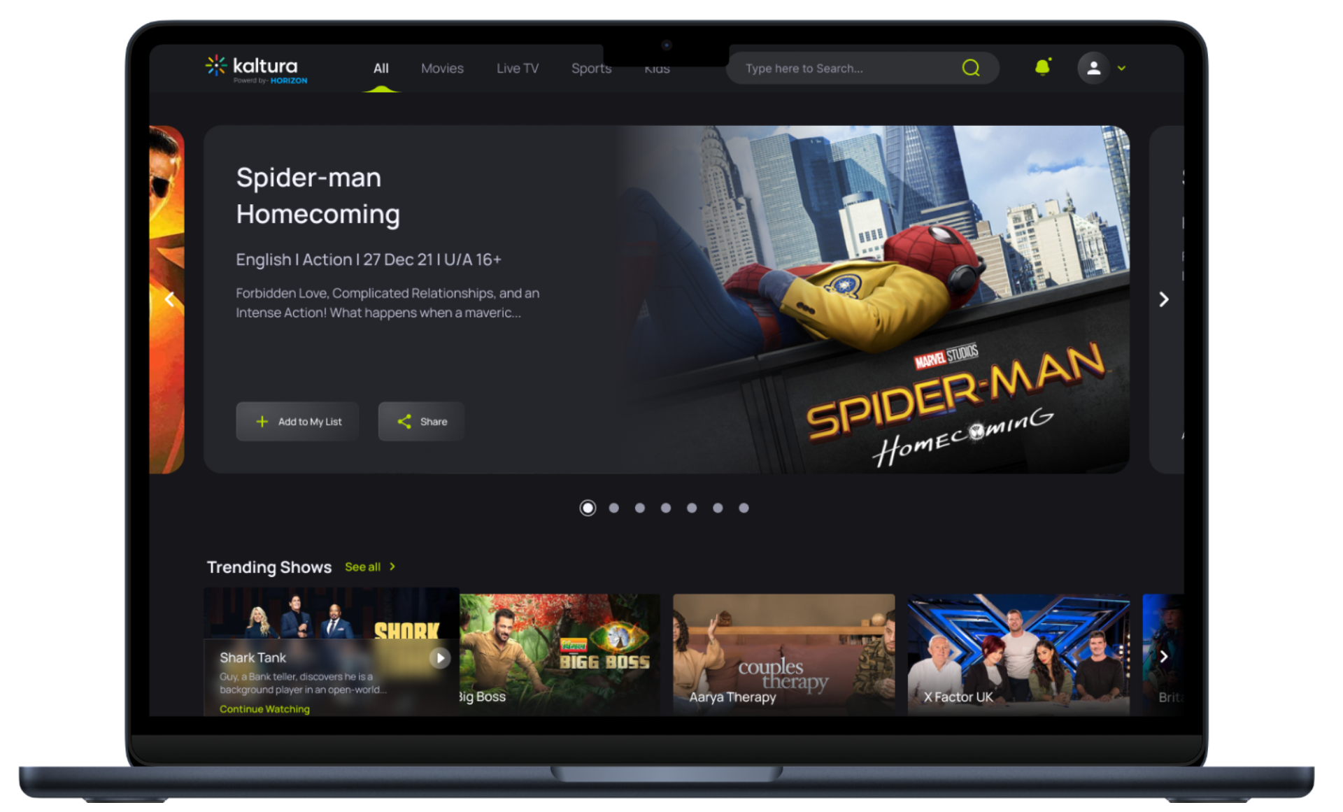 Streaming Platform: A Platform to Manage Streaming Services.