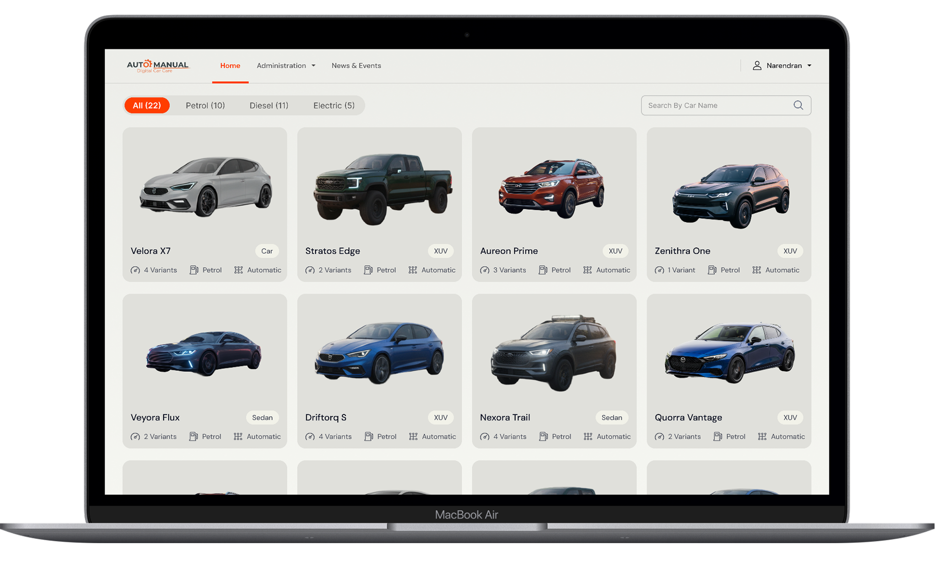 Auto Manual: All-in-One Digital Companion for Car Service Stations