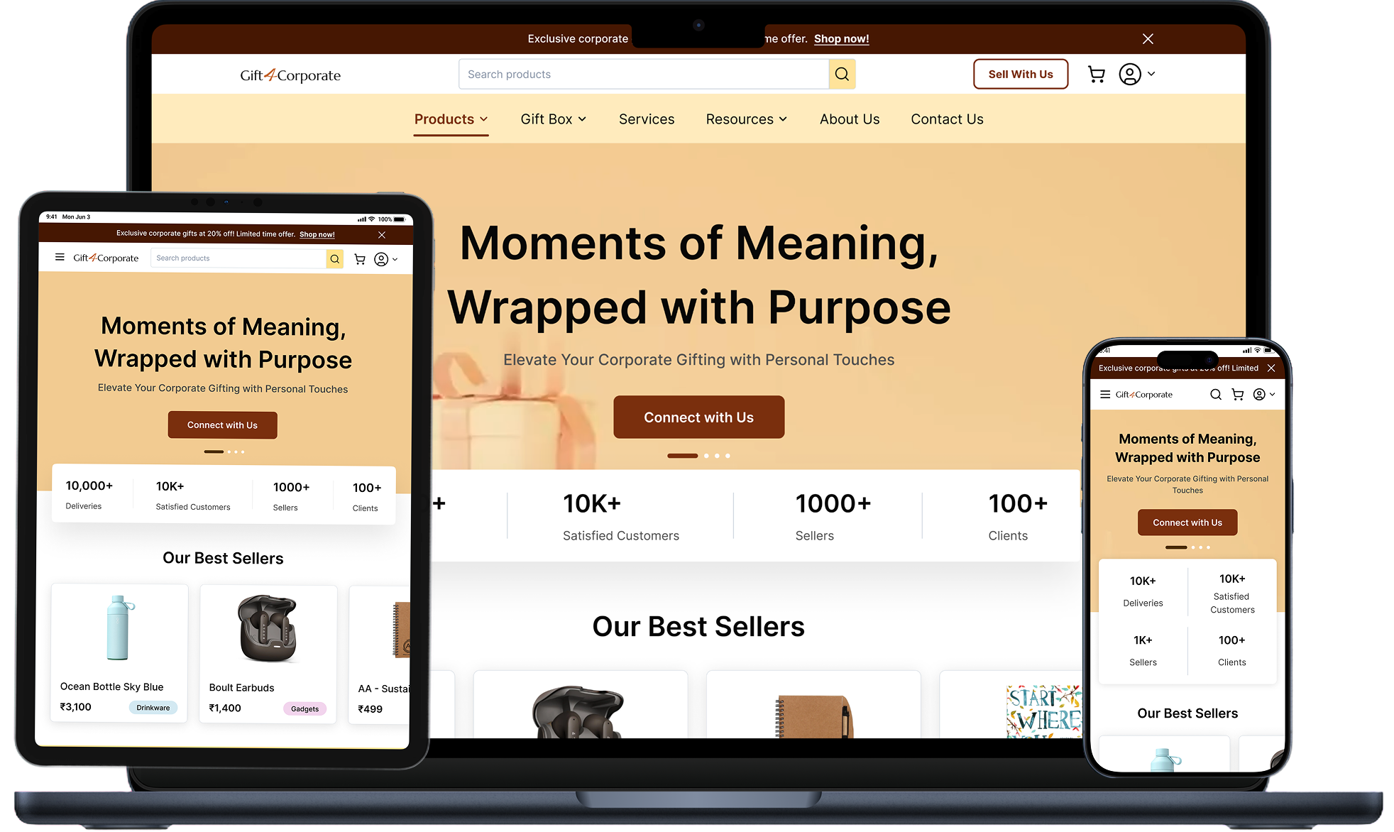 Gift 4 Corporate: Simplifying corporate gifting for businesses.